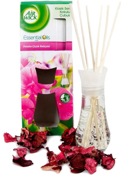 Air Wick Çubuklu Oda Kokusu Pembe Çiçek Bahçesi 25 ml