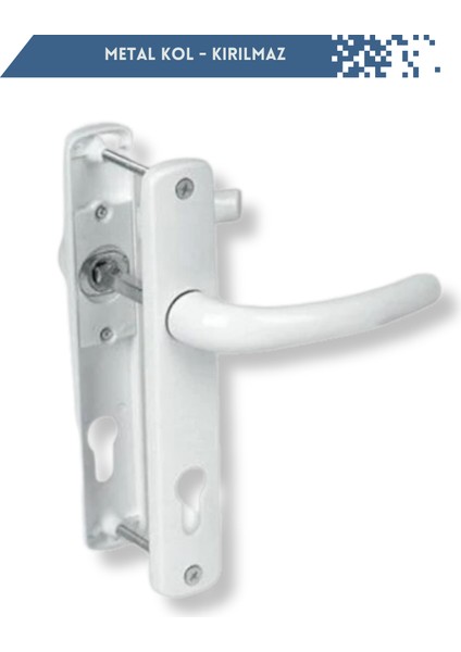 Sarıalarm Pvc Kapı Kolu Beyaz- Metal - fiyatları