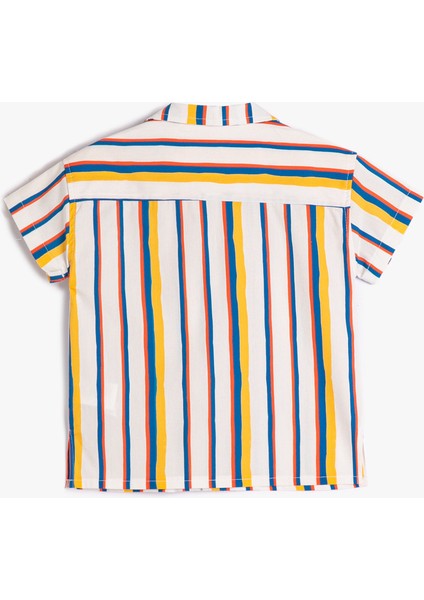 Gömlek Kısa Kollu Cep Detaylı Pamuklu fiyatları