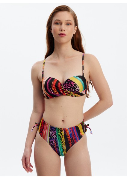 Çok Renkli Kadın Bikini Alt LRN22YKMM8509