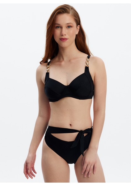Siyah Kadın Bikini Takım LRN23YKB1694