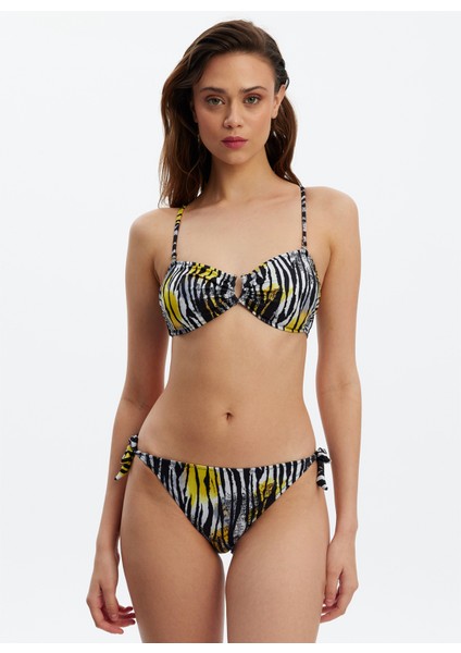 Antrasit Kadın Bikini Üst LRN23YMM8518