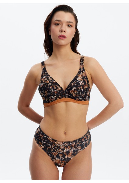 Siyah Kadın Bikini Üst LRN23YMM8514
