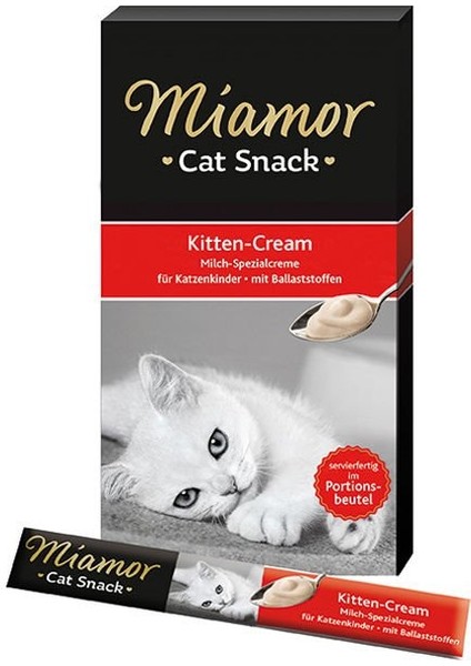 Cream Yavru Sıvı Kedi Ödülü 6X15 gr