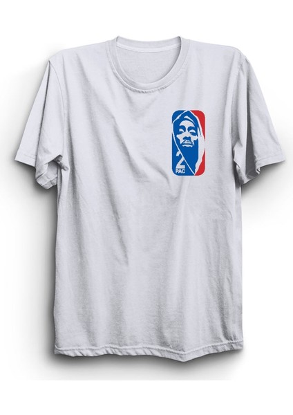 Tupac,like Nba Logo, 2pac, Hiphop, Rap Tişört
