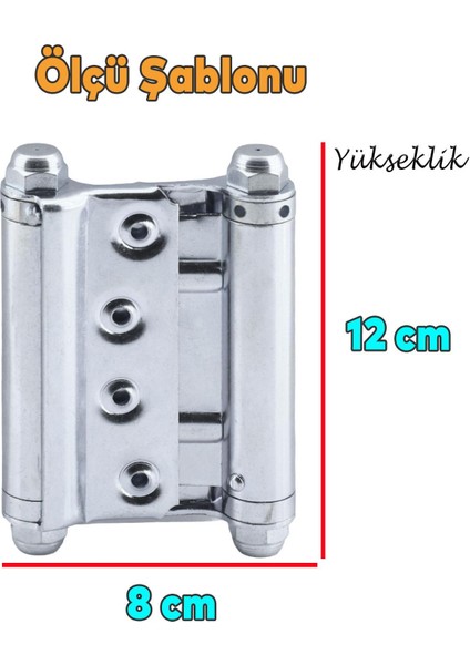 Yaylı Menteşe No 30 Luk Katyum Bar ve Kapı Menteşesi Kovboy Menteşe No:30 (1 Çift)