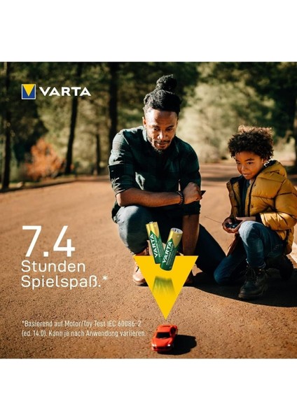 Derwell Varta 2700 Mah Aa Şarjlı Pil (4 Adet) Accu Kalem Pil Aa 2700 Mah 4'lü