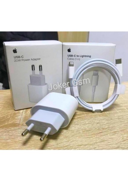 Jokergsm Uyumlu Iphone 20W USB -C Hızlı Şarj Aleti Cihazı 11-11 Pro Uyumlu Ithal Ürün