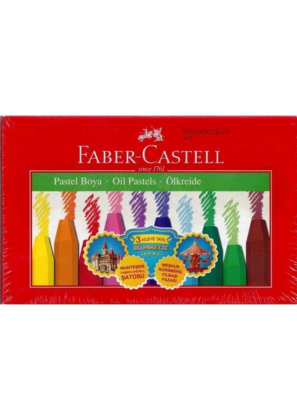 12 Renk Pastel Boya