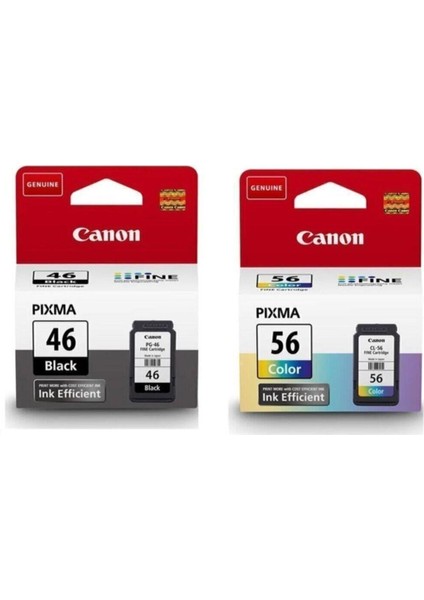 Pg-46 ve Cl-56 Pixma E404 Kartuş Seti