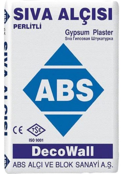 Abs Sıva Alçısı Tadilat Tamirat Alçısı 10 kg