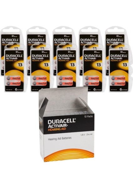 Activair 13 Kulaklık Pili 6'lı Blister ( 10 Paket )