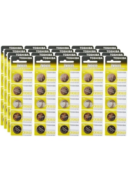 Cr 2032 3V Lithium 100'LÜ Özel Pil Paketi