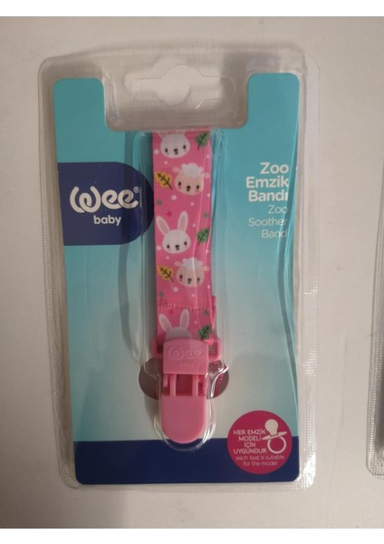 913 Zoo Emzik Bandı Pembe Wee Baby 913