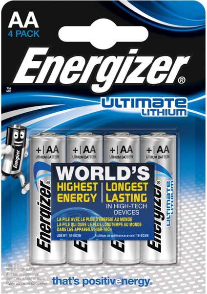 Ultimate Lithium Aa 4 Lü Pil