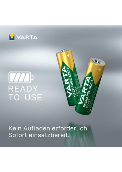 Şarj Edilebilir Accu Kalem Pil Aa 2600 Mah 16 Adet ( 8 Kartela ) Taze Piller Alman Farkı
