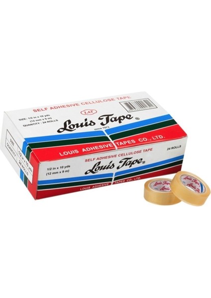 Louis Tape Selefon Bant 12 mm x 9 M 24'lü Kutu