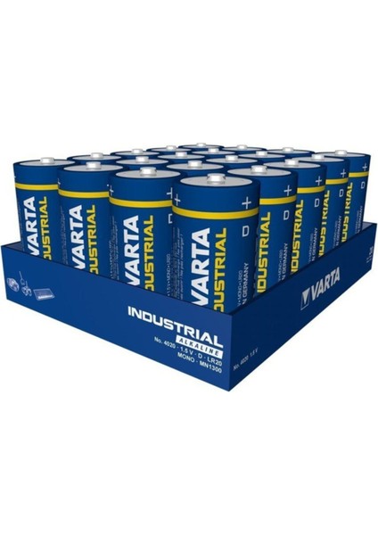 Industrial Alkalin D Boy 20 Adet fırsatları