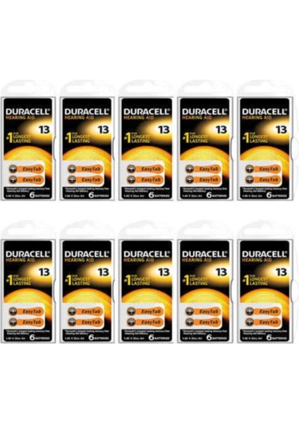 Işitme Cihazı Pili 13 Numara 60'lı