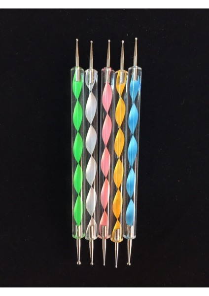 Çiçek Top Ütü 3'lü Set ( Çift Taraflı Tırnak Noktalama Aparatı - Dot Kalem fiyatları