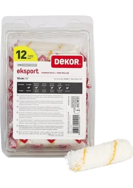 Dekor Parmak Rulo Yedeği