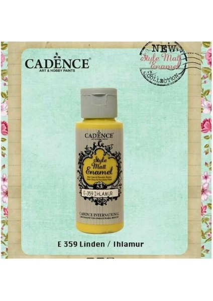 EKS Ticaret Cadence Style Matt Enamel Cam & Porselen Boyası 59 Ml. E-359