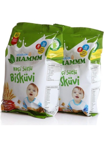 Hammm Keçi Sütlü Bebek Bisküvisi 400 gr fırsatları