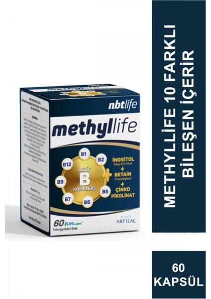 Nbt Ilaç Nbt Life Methyllife 60 Kapsül