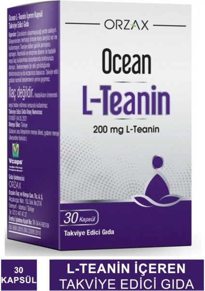 Ocean L-Teanin 30 Kapsül