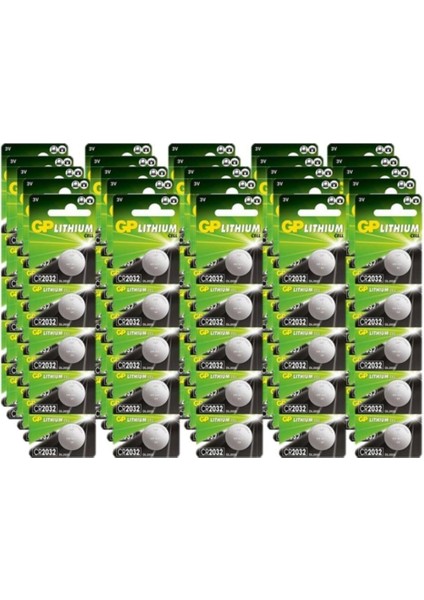 CR2032 3V Lithium 100 Adet (20 Kart )