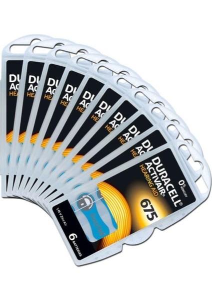 Activair 675 Numara Işitme Cihaz Pili 6X10 ( 60 Adet )