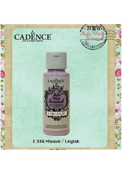 EKS Ticaret Cadence Style Matt Enamel Cam & Porselen Boyası 59 Ml. E-346