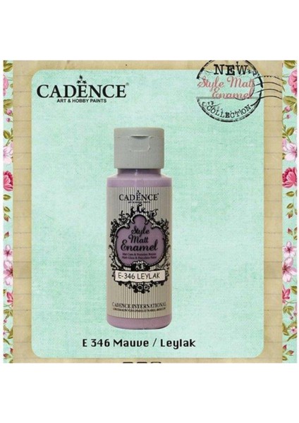 EKS Ticaret Cadence Style Matt Enamel Cam & Porselen Boyası 59 Ml. E-346