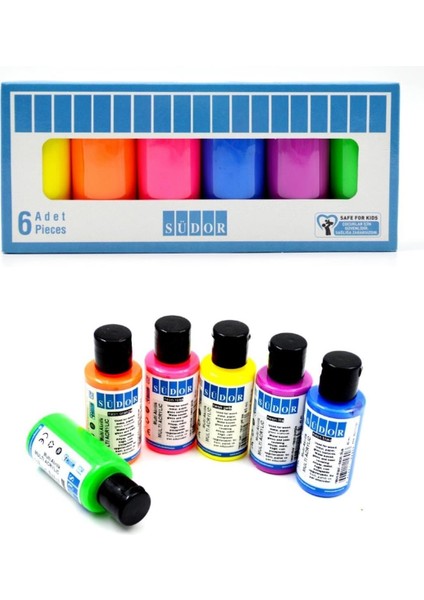 Multi Akrilik Boya Fosforlu Set 6X40 ml SD116F