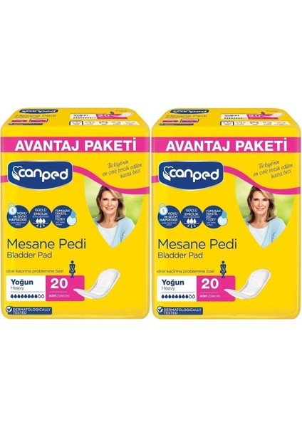 Mesane Pedi Avantaj Paket Klasik L-Büyük Boy Yoğun 40 Adet