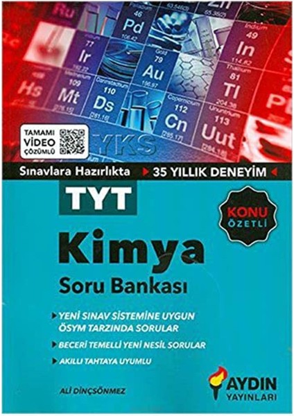 EKS Ticaret Kırtasiye Evi Aydın Tyt Kimya Konu Özetli Soru Bankası 2021