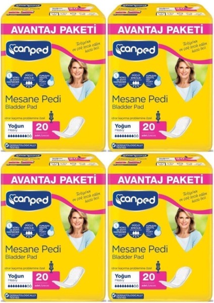 Mesane Pedi Avantaj Paket Klasik L-Büyük Boy Yoğun 80 Adet