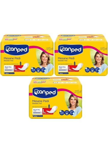Mesane Pedi Large 10'lu 3 Paket