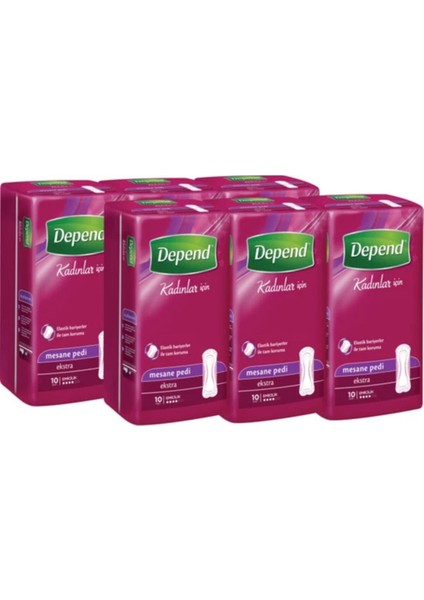 Kadın Mesane Pedi Ekstra (10'lu) 6'lı Fırsat Paketi