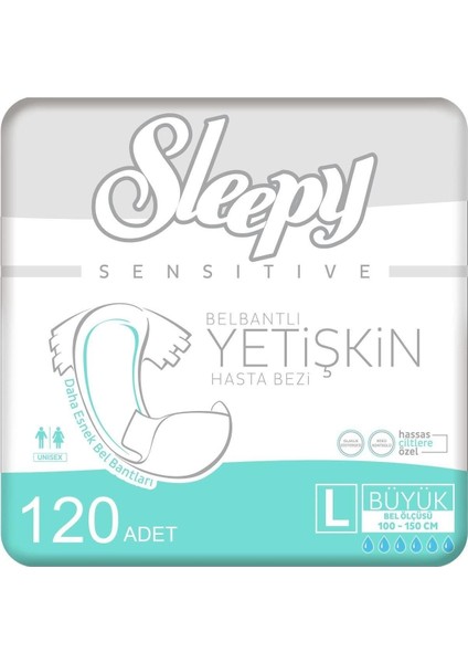 4'lü Large Yetişkin Hasta Bezi 30X4 Adet (120 Adet)