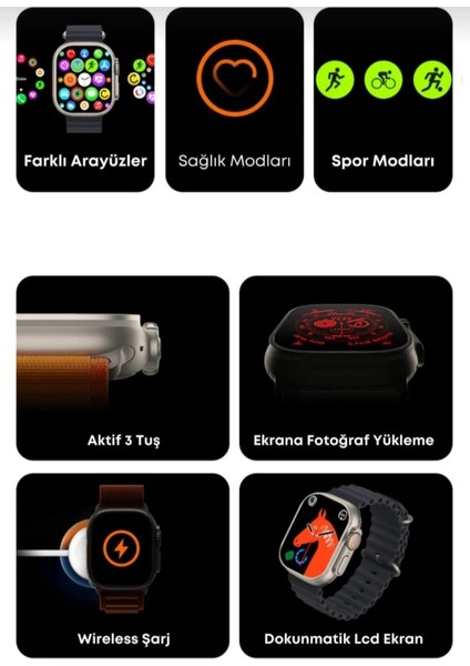 Gs8 Akıllı Saat Gs Ultra 8 Watch