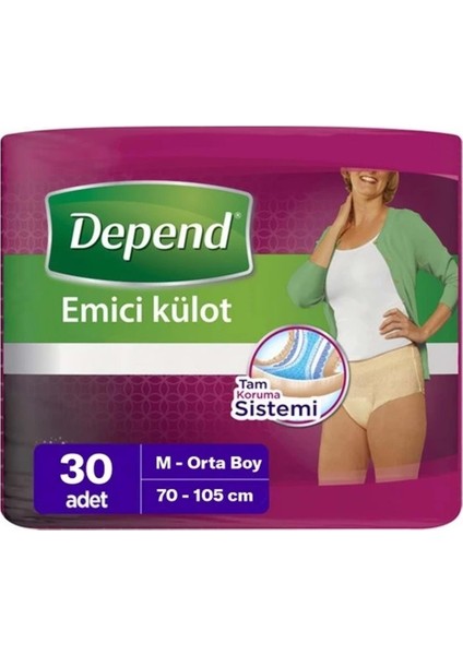 Emici Külot Hasta Bezi Medium - Orta Kadın (30 Adet)