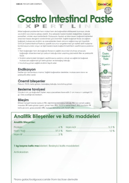 Gastro Intestinal Paste   Düzenleyici Macun 50 gr