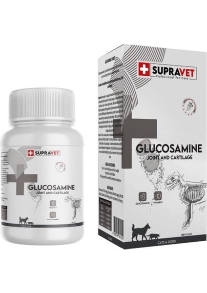Kedi ve Köpek Sağlığı Glukozamin Tablet+Vitamin C 75 Tablet
