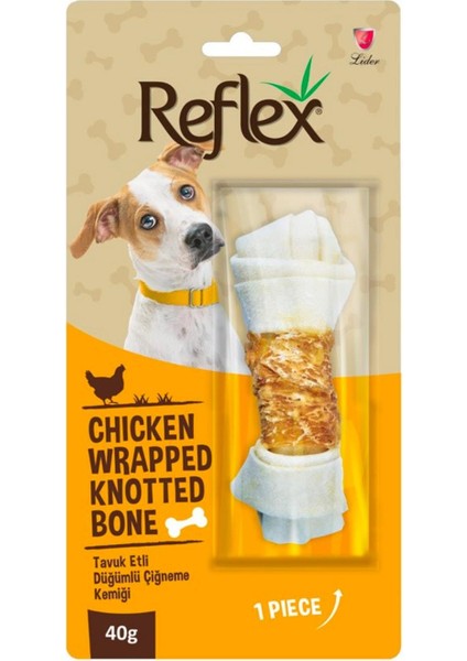 Tavuk Düğümlü Köpek Ödül Kemiği 40 gr