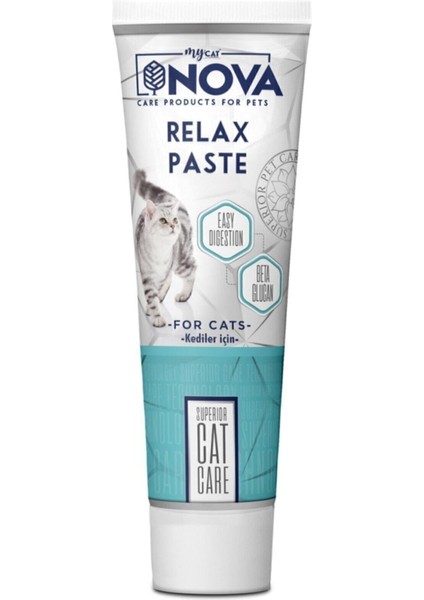Nova Relax Kediler Için Paste 100 gr