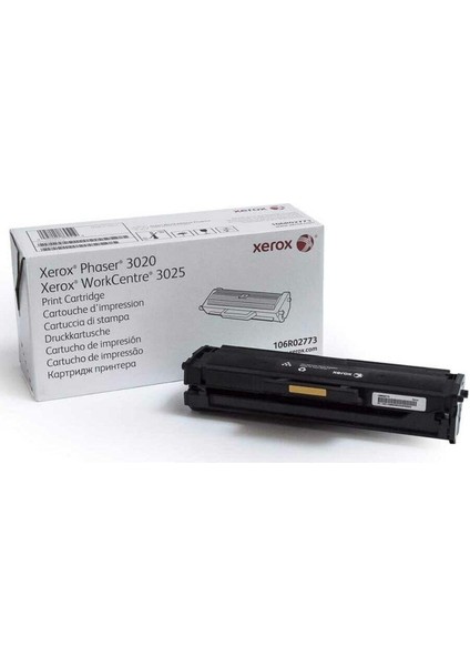 Phaser 3020 / 3025 Yazıcı Toneri 106R02773 1,500 Sayfa Xerox 3020 3025
