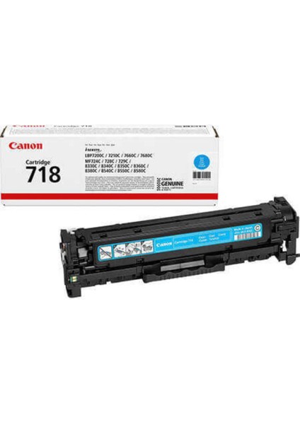 CRG-718 Orjinal Mavi Toner