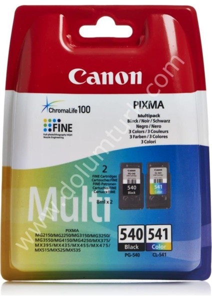 Canon PG-540/CL-541 Multipack Siyah ve Renkli Kartuş ( Spot )