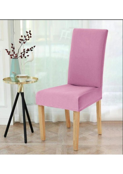 Likrali Sandalye Örtüsü, Sandalye Kılıfı, Lastikli ,Standart (1 Adet)Pembe fiyatları